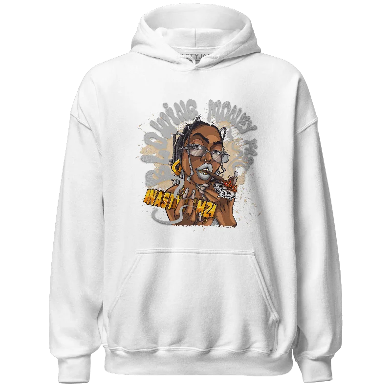 NastyJamz Craft Ivory 3s Hoodie Match Blowing Money Fast Girl