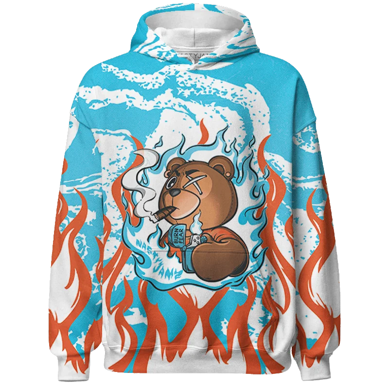 NastyJamz Dunk Low Dolphins Hoodie Match BER Burn Fear 3D All-Over Print