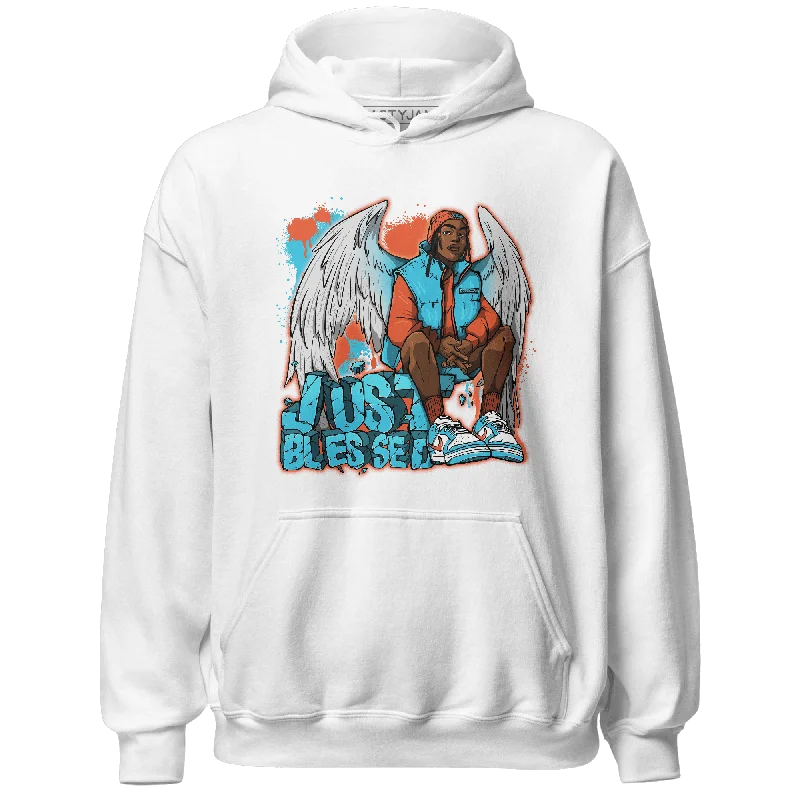 NastyJamz Dunk Low Dolphins Hoodie Match Just Blessed