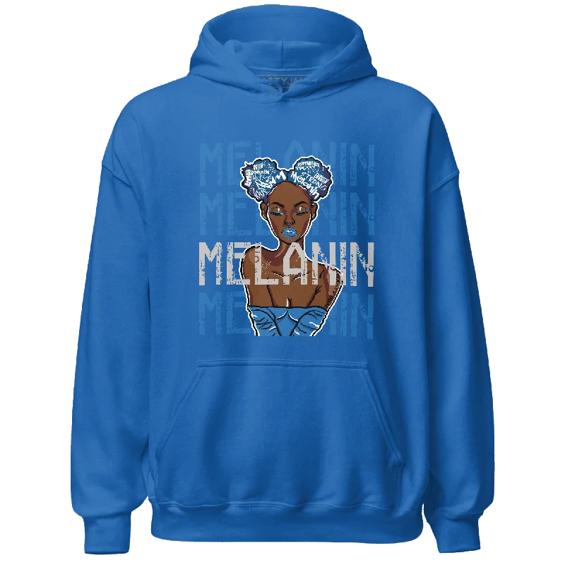 NastyJamz Industrial Blue 4s Hoodie Match Melanin Girl