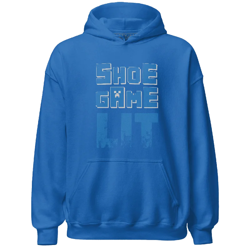 NastyJamz Industrial Blue 4s Hoodie Match Shoe Game Lit