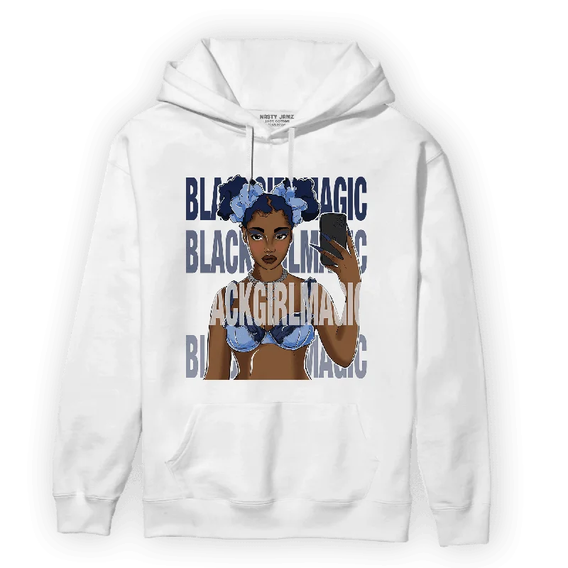 NastyJamz Midnight Navy 5s Hoodie Match Black Magic Girl Selfie