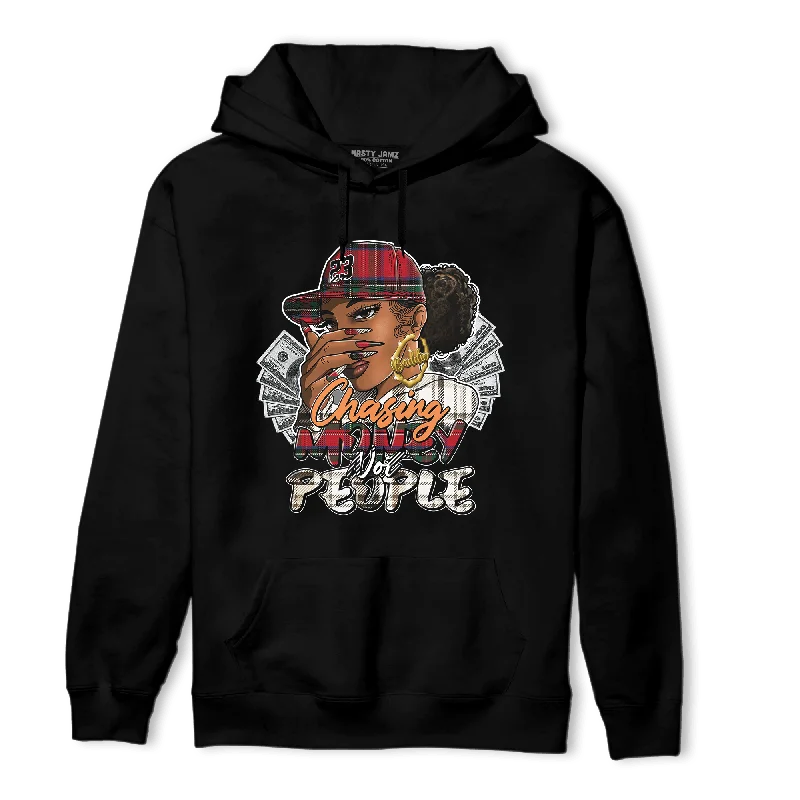 NastyJamz Plaid 5s Hoodie Match Melanin Chasing Money