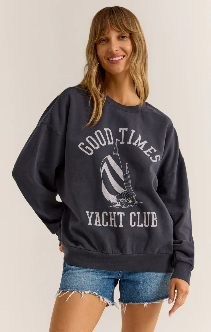 Z Supply Yacht Club Sunday Sweatshirt