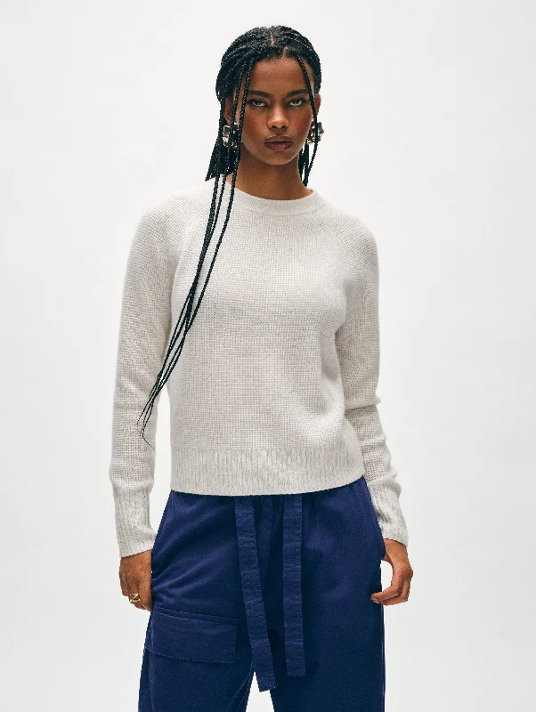 Cashmere Waffle Sweatshirt