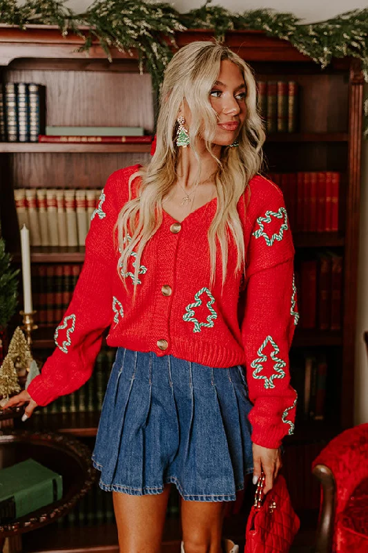 Oh Christmas Tree Knit Cardigan