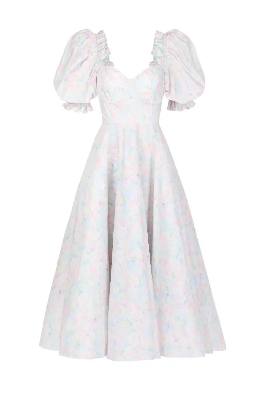Clothing that’s as bold as you are   Tea Rose Dress in Pastel Bouquet