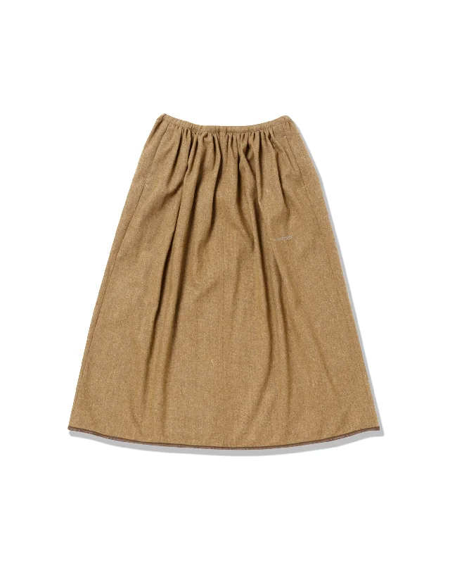 REWOOL Tweed Skirt - Beige