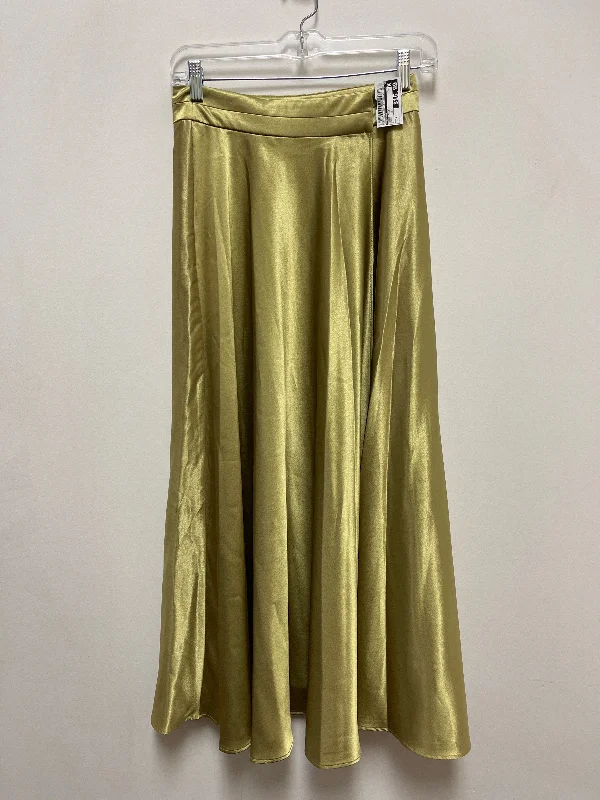 Skirt Maxi By Topshop In Green, Size: 2