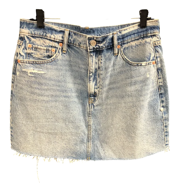 Skirt Mini & Short By Gap In Blue Denim, Size: 10