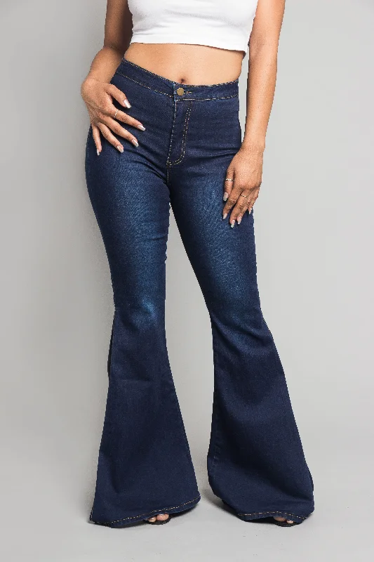 Perfect fashion pieces for the busy woman   Bell Bottom Slit Jeans