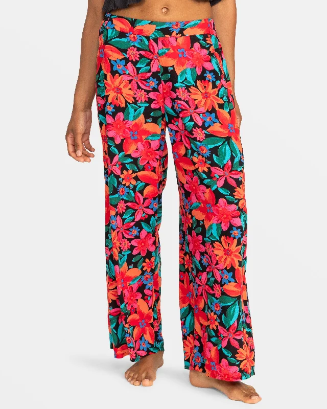 Designer-inspired women’s fashion at affordable prices Midnight Avenue Wide Leg Printed Pants - Anthracite Floral Fiesta Designer-inspired women’s fashion at affordable prices Midnight Avenue Wide Leg Printed Pants - Anthracite Floral Fiesta