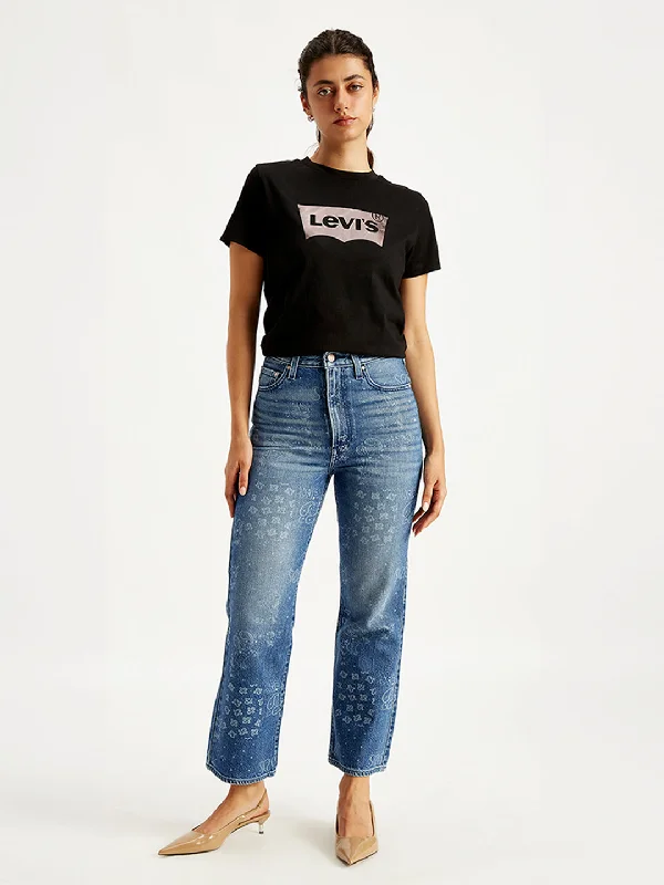 Trendy women’s clothing with a modern twist Women's High Rise Ribcage Crop Blue Bootcut Jeans Trendy women’s clothing with a modern twist Women's High Rise Ribcage Crop Blue Bootcut Jeans