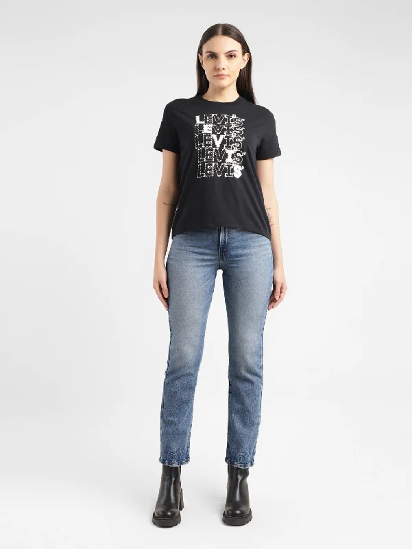 Versatile fashion for every type of woman   Women's High Rise Ribcage Straight Fit Jeans
