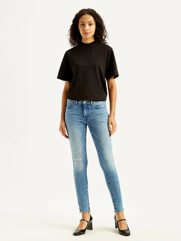Timeless women’s fashion for any occasion   Women's Mid Rise 711 Skinny Blue Jeans